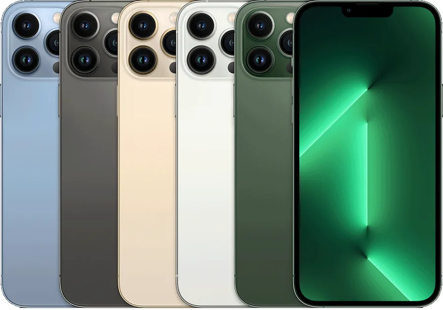 Imagem de referência da linha iPhone 13 Pro Max
